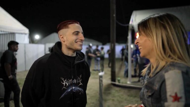 Wos en el Cosquín Rock: “Estar acá es sentirse parte de la música de mi país”