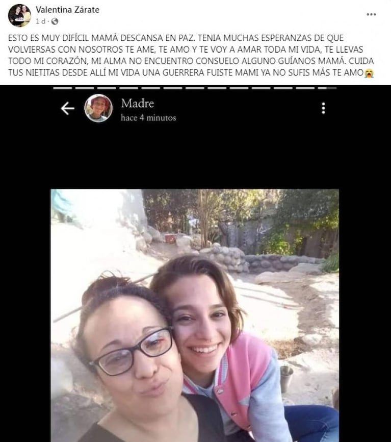 "Ya no sufrís más": quién era Evelia Zárate, la mujer asesinada por su ex