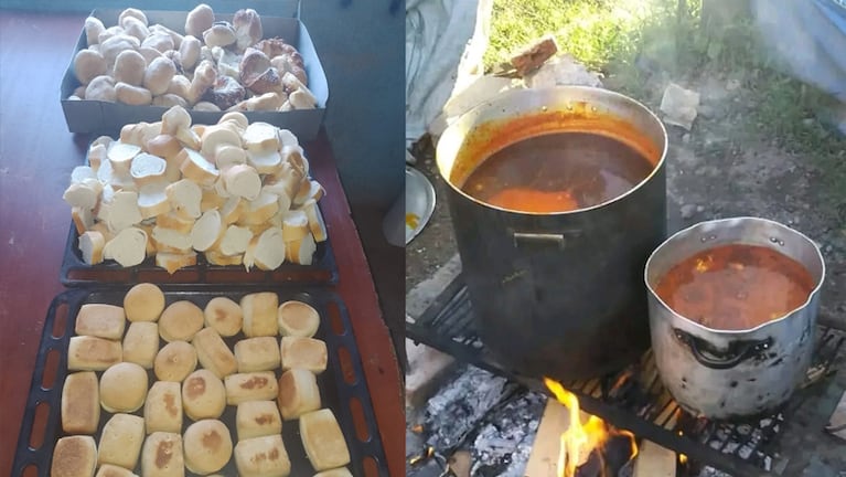 Yesica lleva adelante un comedor en barrio San Ignacio.