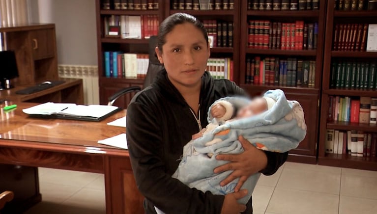 Yoseline Rojas, una de las madres de los bebés que murieron en el Hospital Neonatal.