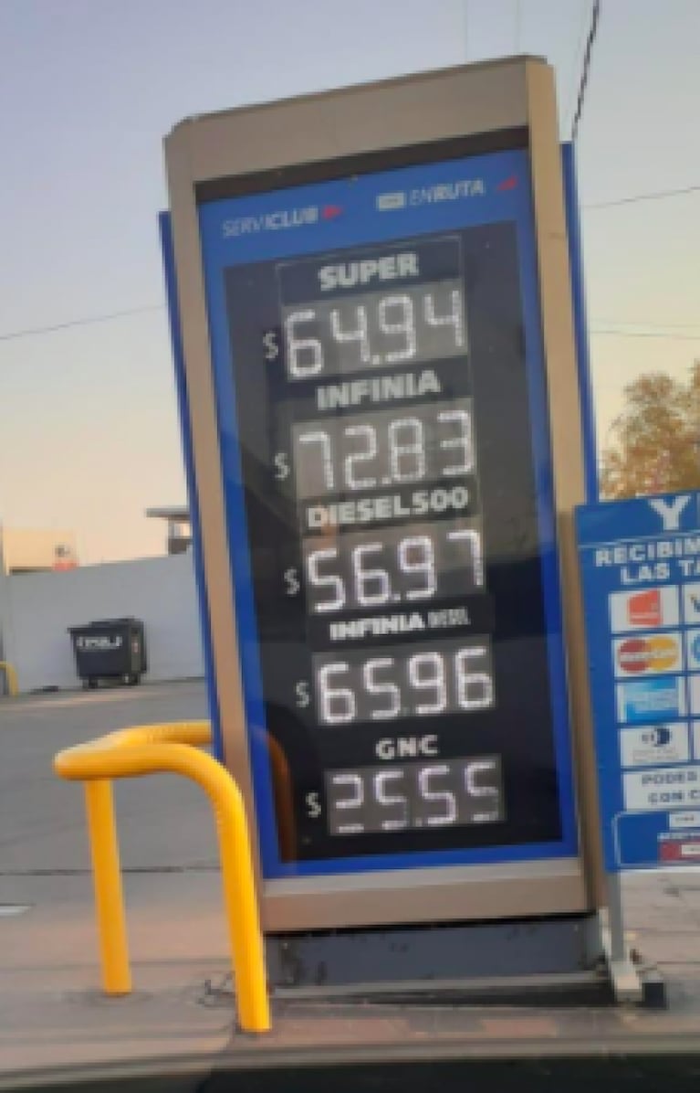 YPF aumentó el combustible un 3,5 por ciento: cómo quedaron los precios en Córdoba