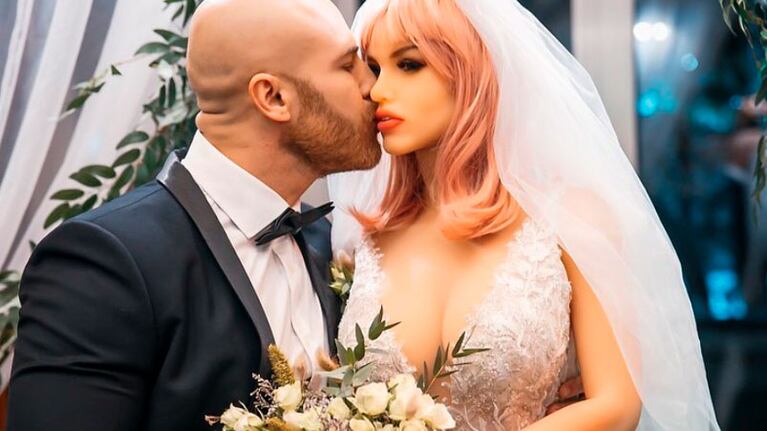 Yuri Tolochko y Margo se casaron y fueron protagonistas de una gran fiesta.