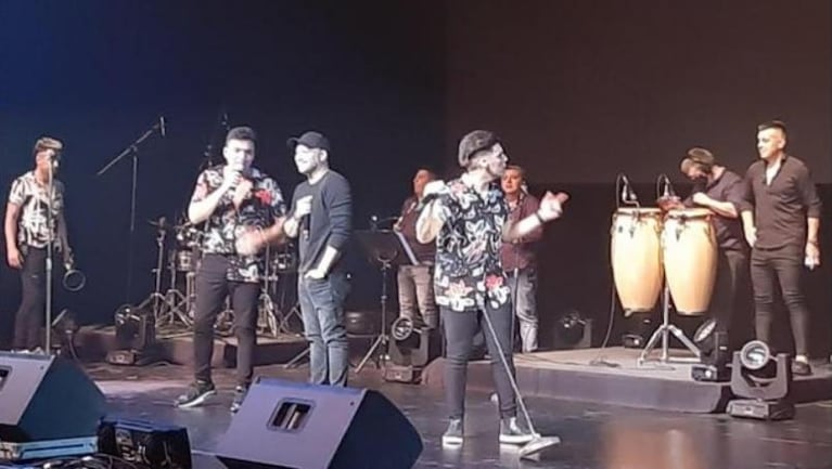 Yuthiel, el "Cuba", se reencontró con Banda XXI después de 3 años