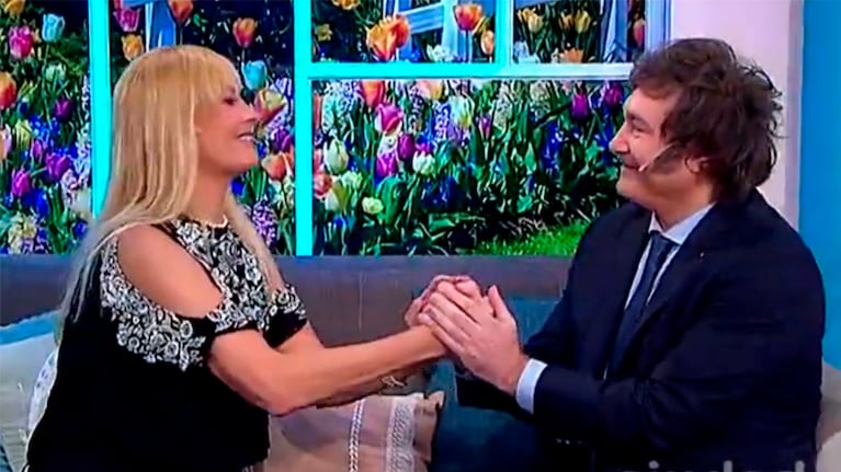 Yuyito González y Milei reafirmaron el noviazgo.