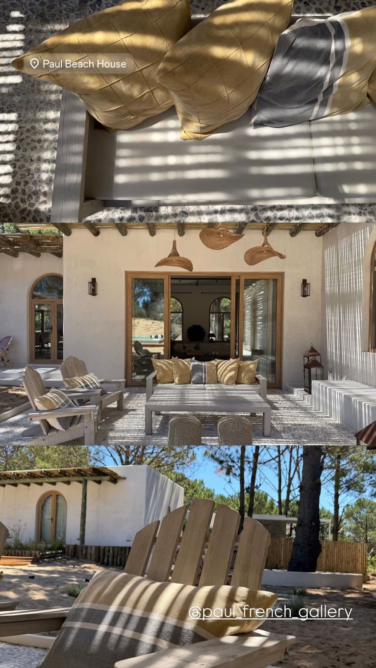 Zaira Nara mostró su patio campestre-colonial y sorprendió a todos: las fotos