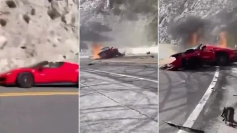 Zampella se estrelló en su Ferrari y falleció en el acto.