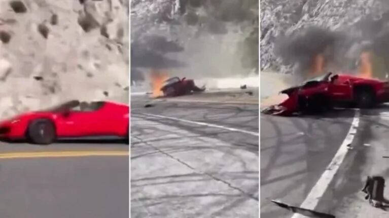 Zampella se estrelló en su Ferrari y falleció en el acto.
