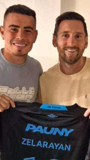 Zelarayán conoció a Messi.