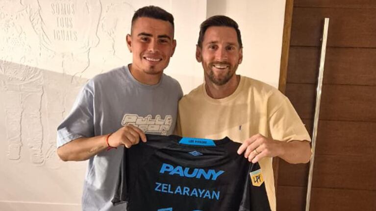 Zelarayán conoció a Messi.