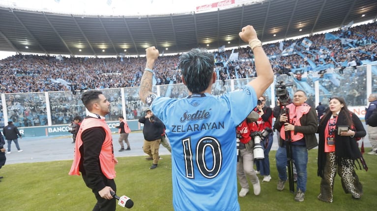 Zelarayán, el 10 del campeón. Foto: Lucio Casalla / El Doce.