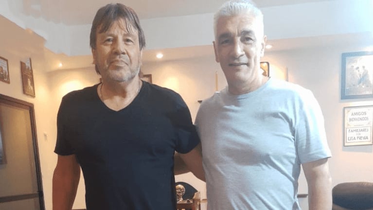 Zielinski y De Felippe, amigos del fútbol.