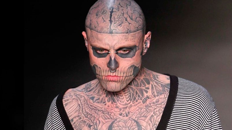 Zombie Boy combatía la estigmatización de la sociedad. 